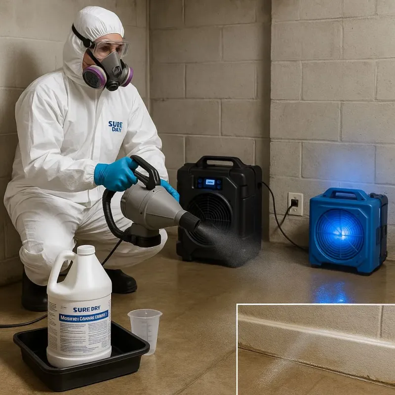 Sanitization and Odor Removal process in Marshallville, GA