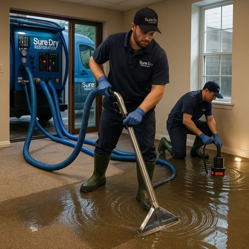 Water Extraction and Removal process in Marshallville, GA